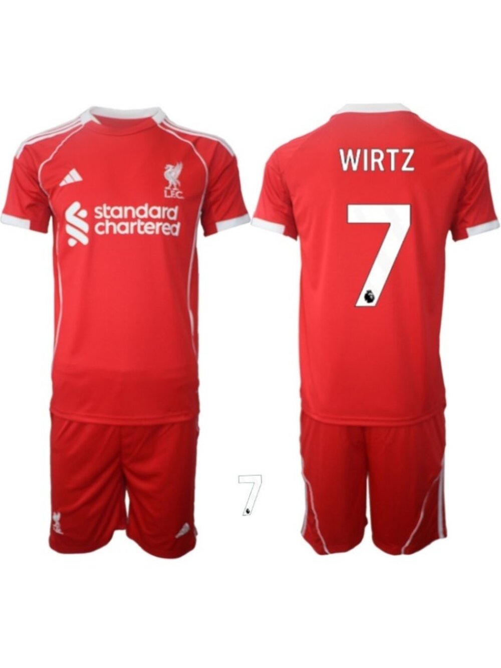 Florian Wirtz Red Soccer Jersey Suit